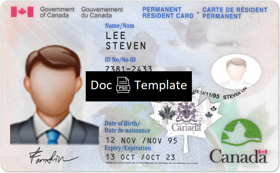 national identity card for travel canada